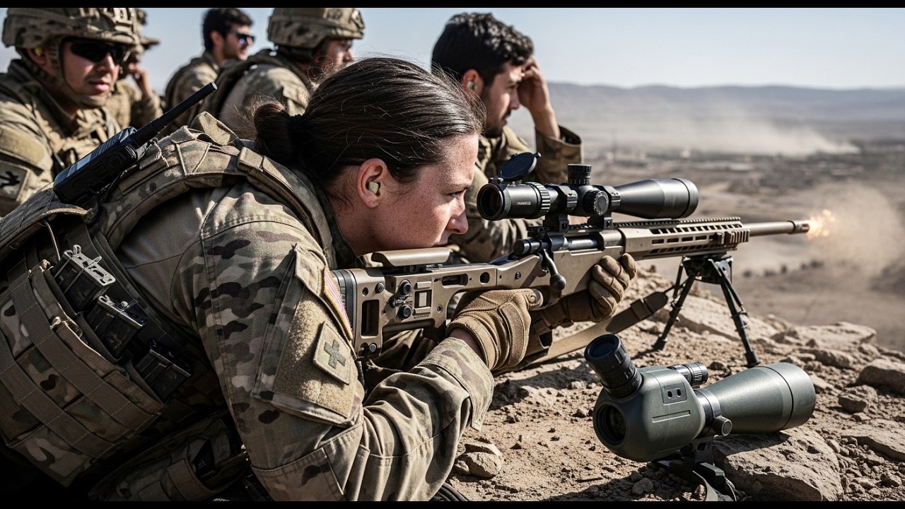 “A Girl in the Sniper Nest?” They Laughed — Until She Took the Perfect Kill Shot