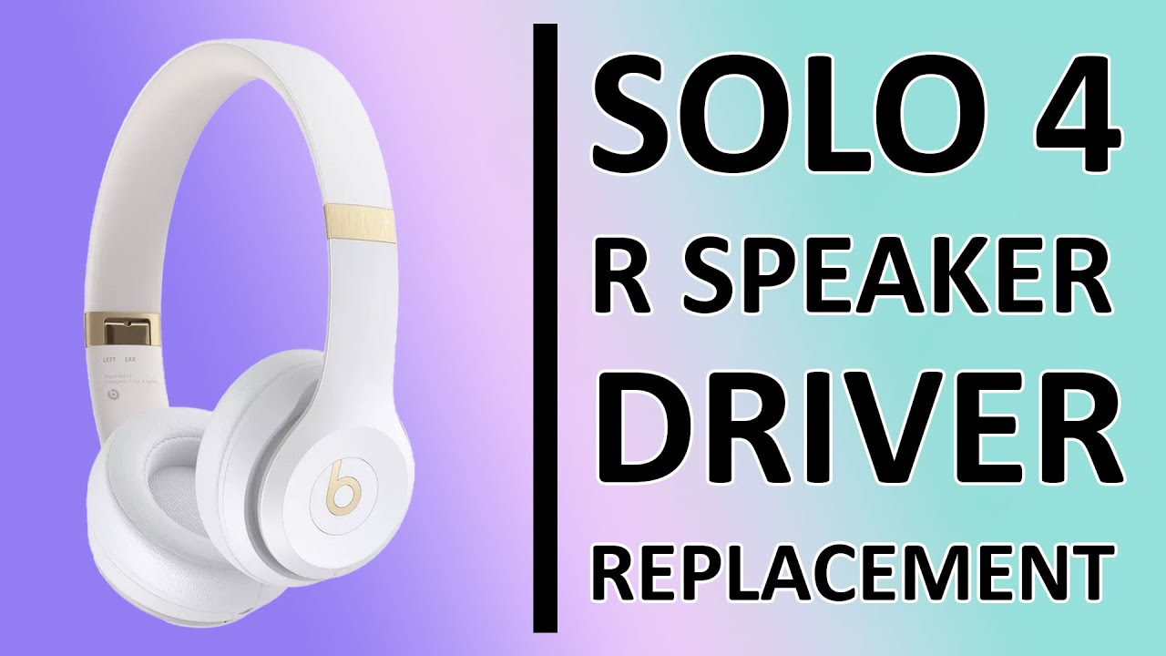 Beats Solo 4 Right Speaker Repair | Fix Audio Issues & No Sound Problem