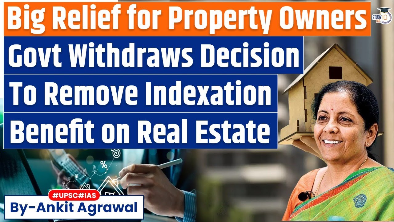 Centre revises LTCG indexation proposal for Real Estate, offers Two Tax Rate options | Stock Market