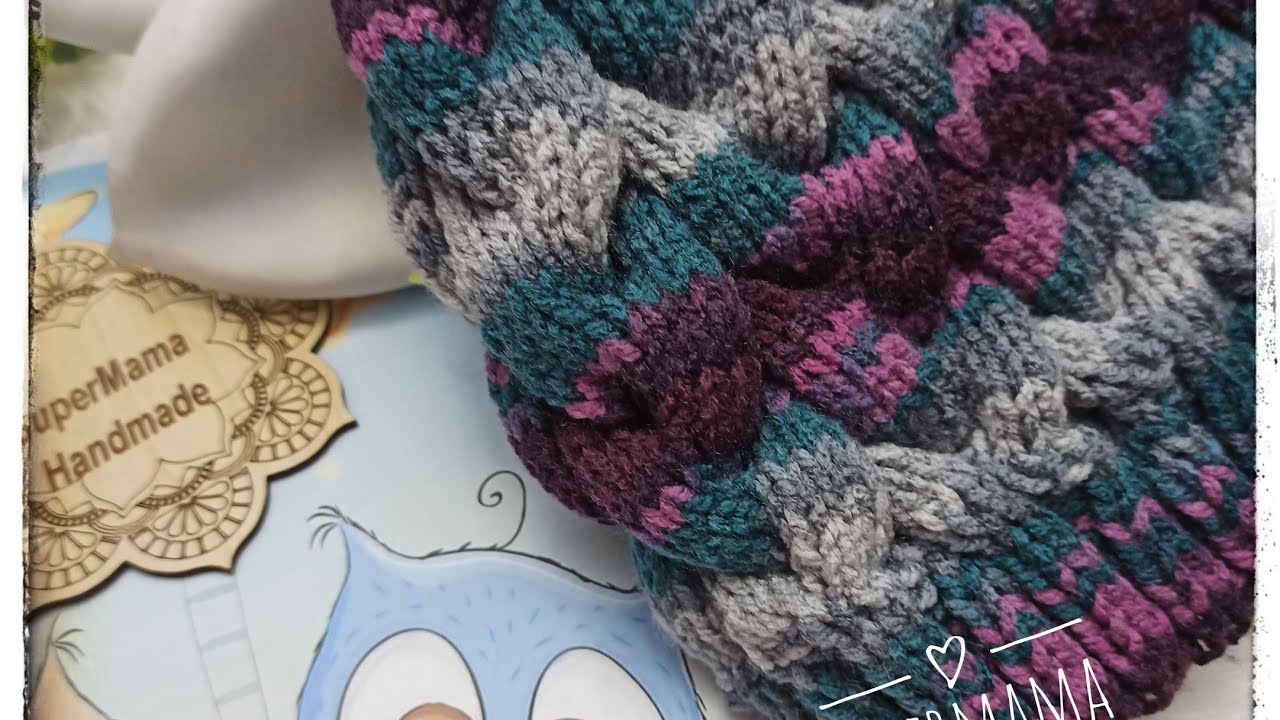 الضفائر الامامية والخلفية  غرزة تريكو مميزة جدا  how to knit cables stitch