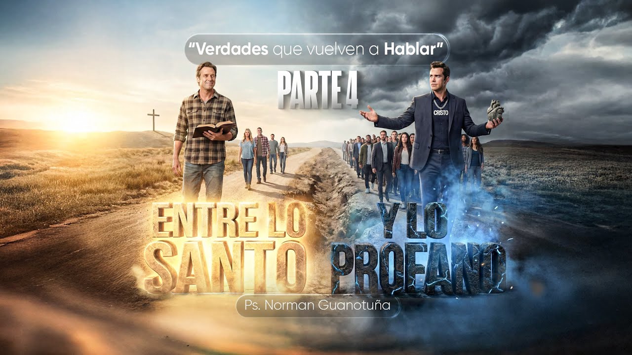 VERDADES QUE VUELVEN A HABLAR (ENTRE LO SANTO Y LO PROFANO) PARTE 4- EN VIVO - PS. NORMAN GUANOTUÑA.