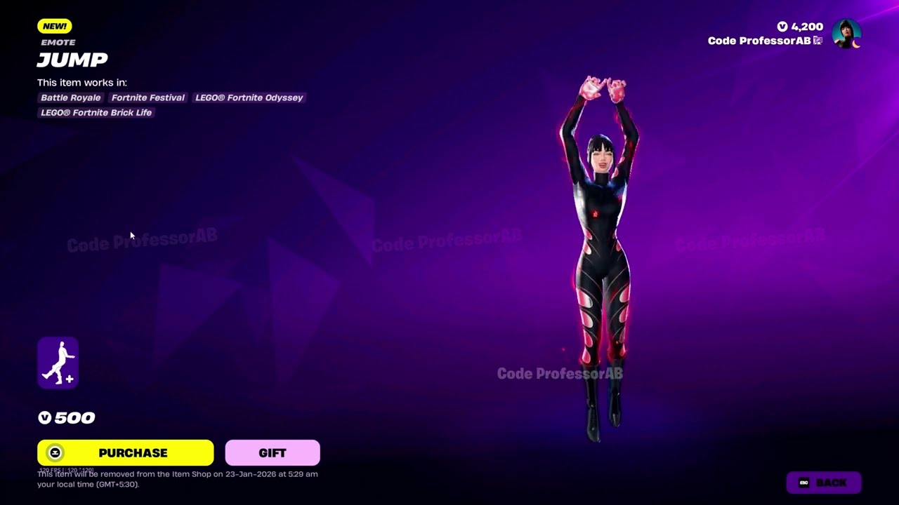 *New* Fortnite Jump Emote With Lisa Skin 🍑😜 뛰어 Blackpink Song 😍 Kpop Collab 😱🔥