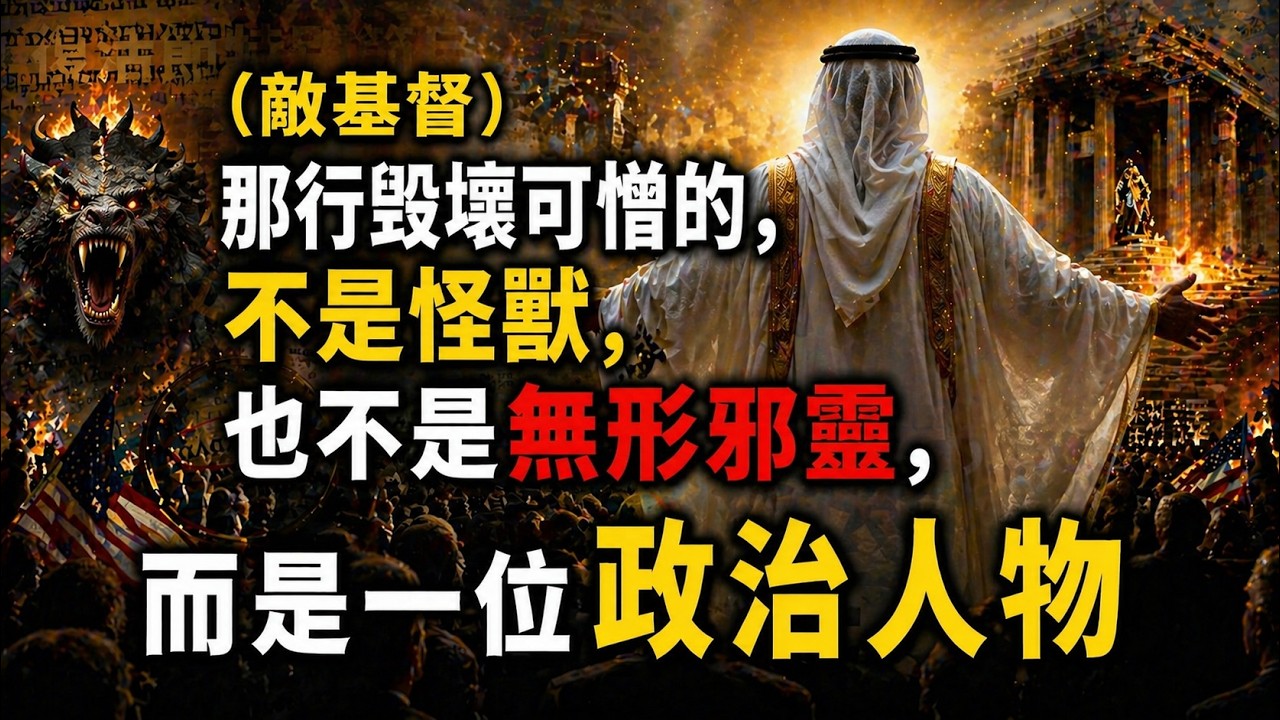 （敵基督）那行毀壞可憎的，不是怪獸，也不是無形邪靈，而是一位政治人物