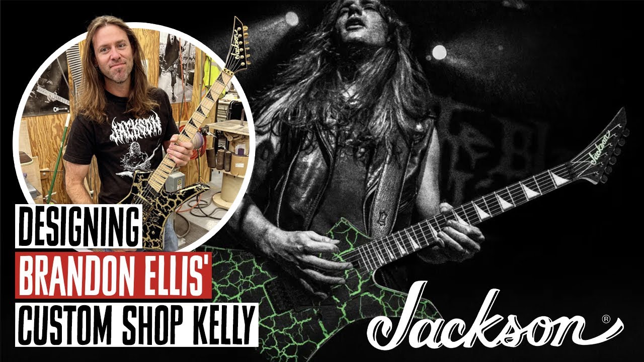 Jackson Brandon Ellis' 27-Fret Kelly Custom Shop Guitar with Master Builder 