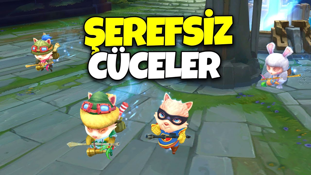 5 Teemo Alıp Midden Rakip Base'e Mantar Attık Bu Resmen Hile