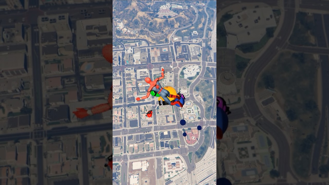 GTA 5 Epic Water Ragdolls Spiderman Jump/Fails Ep 153 #shorts