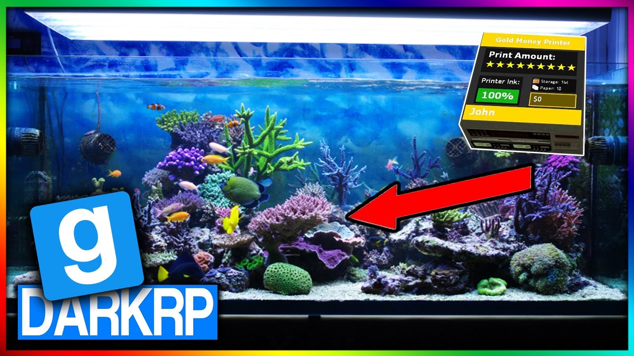 JE PRINT DANS UN AQUARIUM ! - GMOD DarkRP FR - MkProd