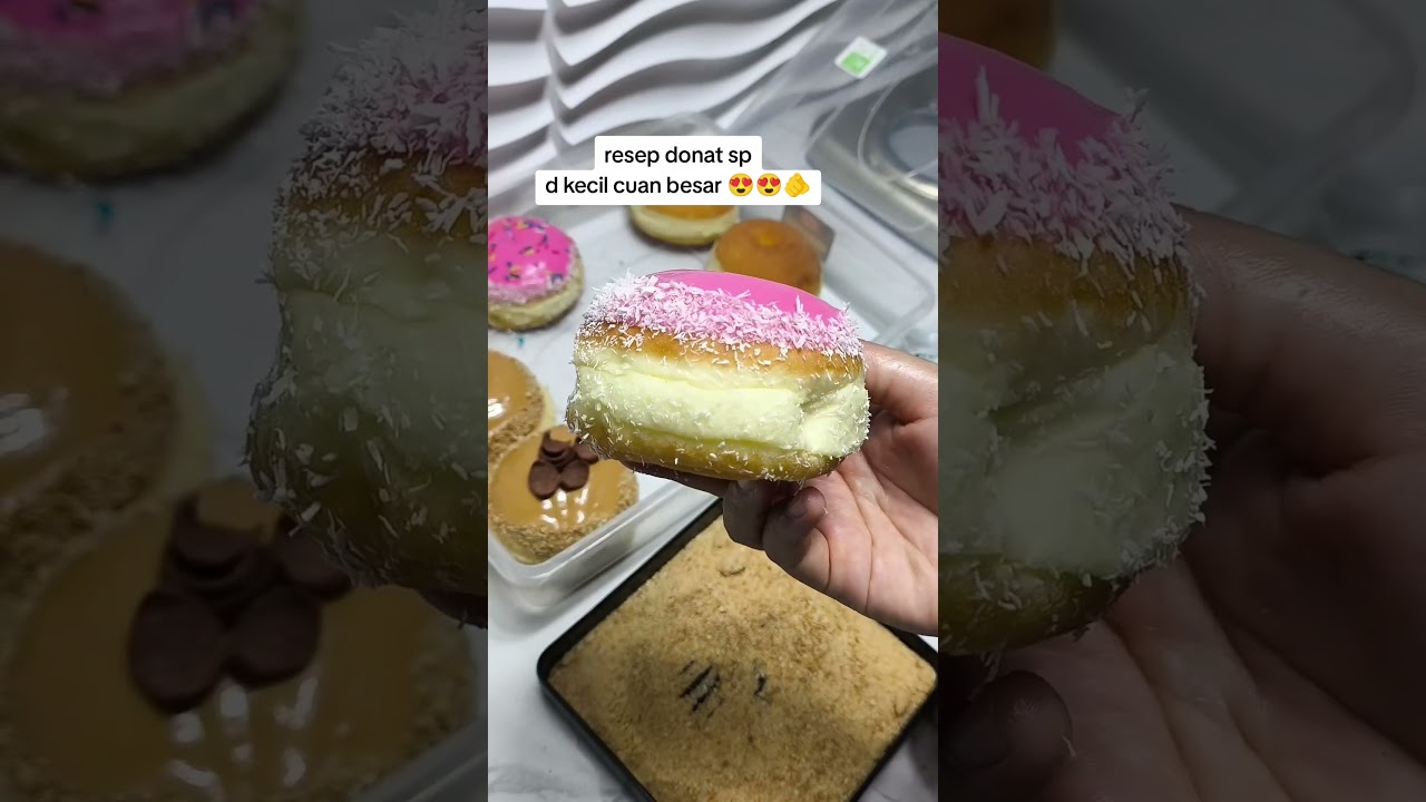 resep donat sp d kecil cuan besar.. cek komen 😍😍 #donat #resepdonat #donatempuk #donatsp