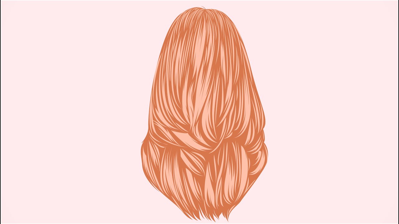 ADOBE ILLUSTRATOR CREATE OUTLINE ART OF HAIR
