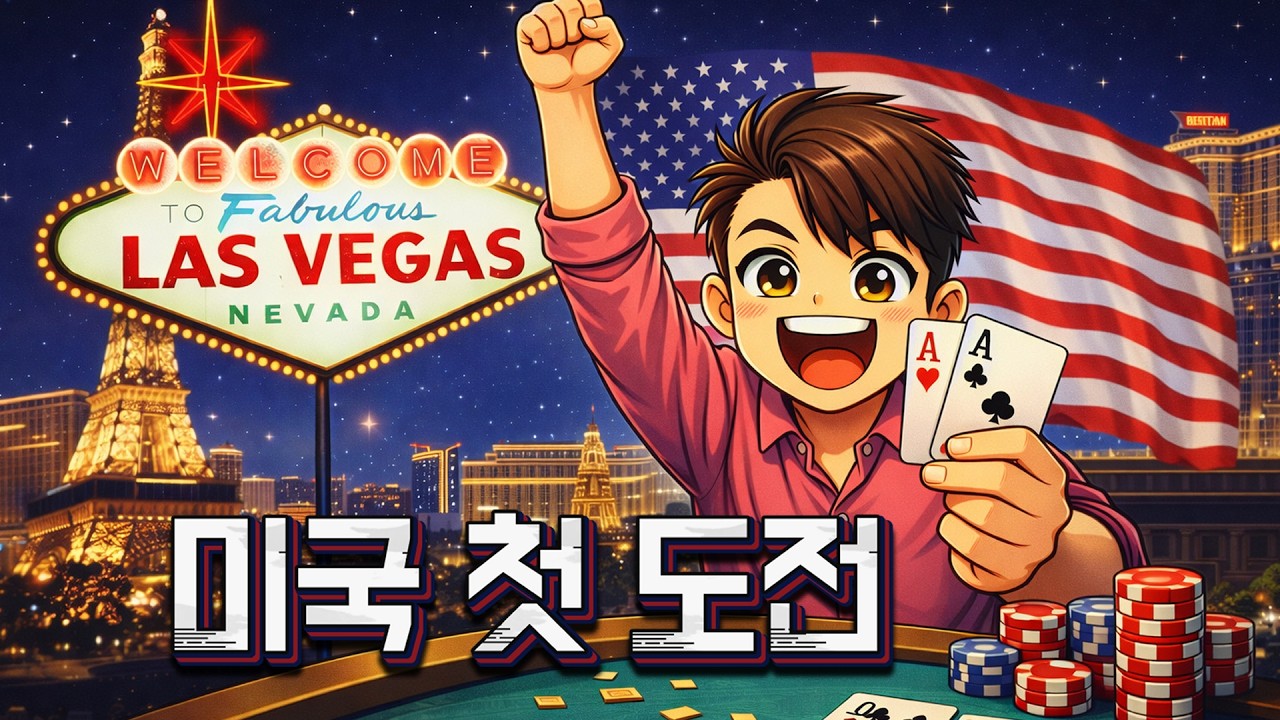 포커 본고장 입성😨 인생 첫 미국 토너먼트 도전 ✈ 라스베가스 WPT