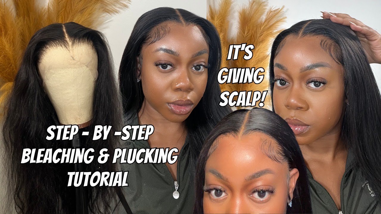 HOW TO ACHIEVE SCALP!! *DETAILED* PLUCKING AND BLEACHING TUTORIAL FOR BEGINNERS FT WESTKISS HAIR