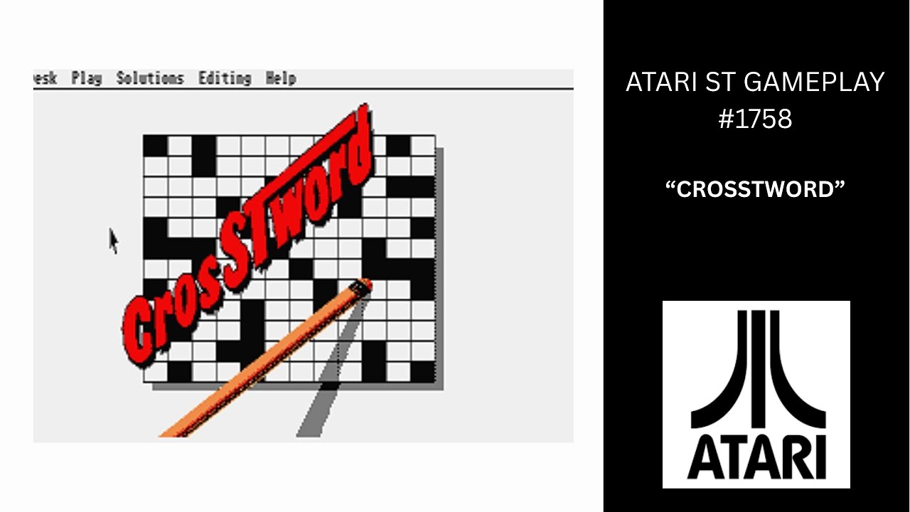 Crosstword (Atari ST / Gameplay #1758)