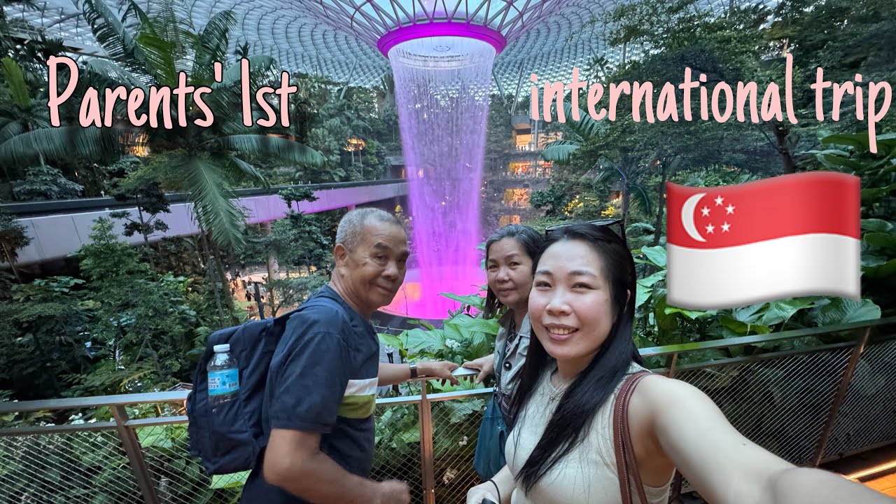 My parents' 1st international trip to Singapore 🇸🇬