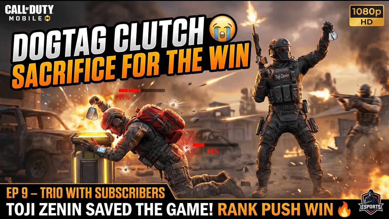 Sacrifice for the Win 🔥 Toji Zenin Clutch | EP 9 COD Mobile