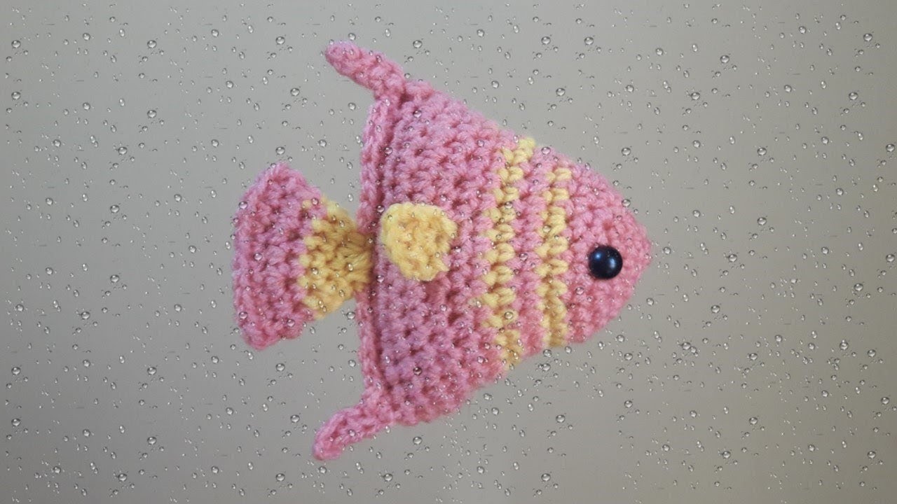 كروشيه اميجرومي سمكة 🐠(angel fish) مذهلة و روعة