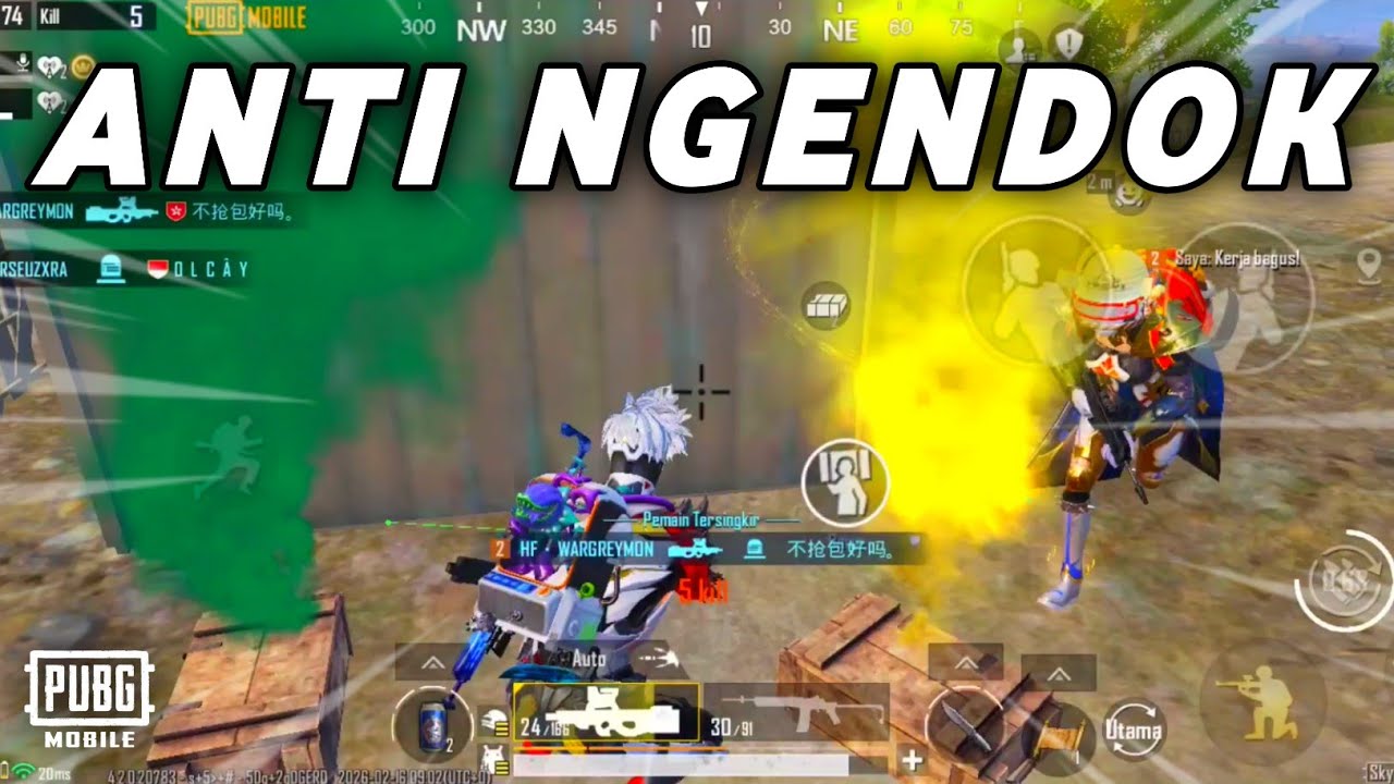 PERTEMPURAN TANPA NGENDOK | PUBG MOBILE