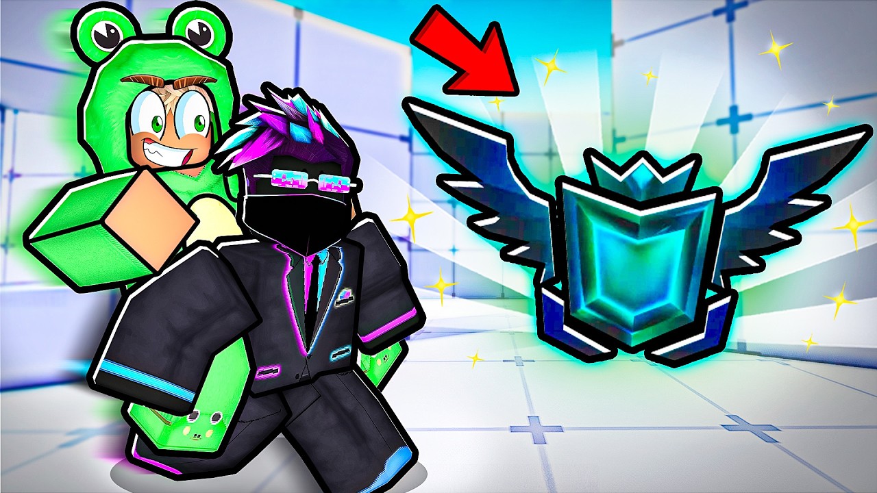I carried MY BROTHER to MAX RANK in Roblox Rivals!