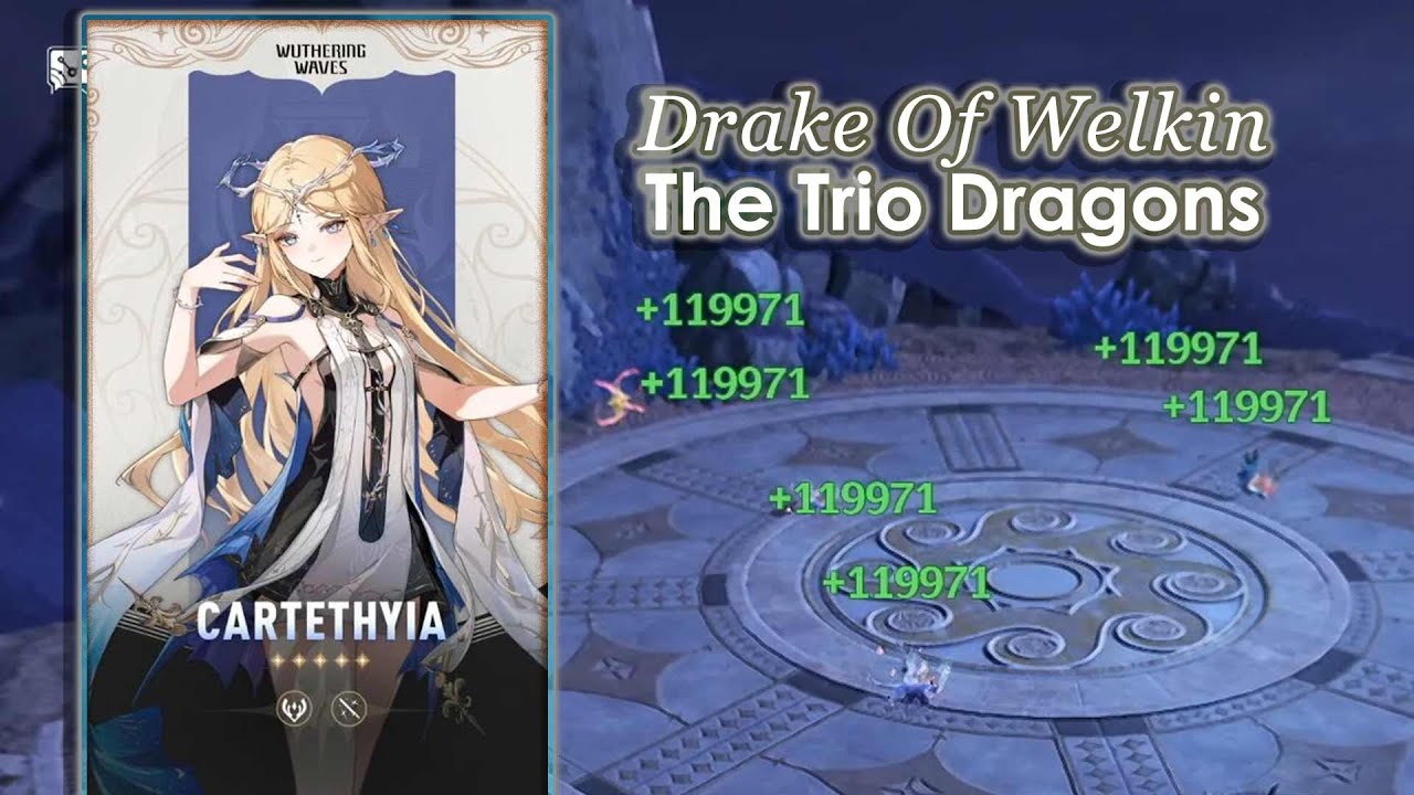 Drakes of Welkin - Wuthering Waves | The Trio Dragons In Avinoleum