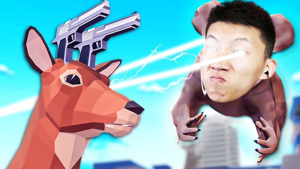 非常普通的鹿！這次我毀滅了整個城市！Deer Simulator【鯉魚Ace】