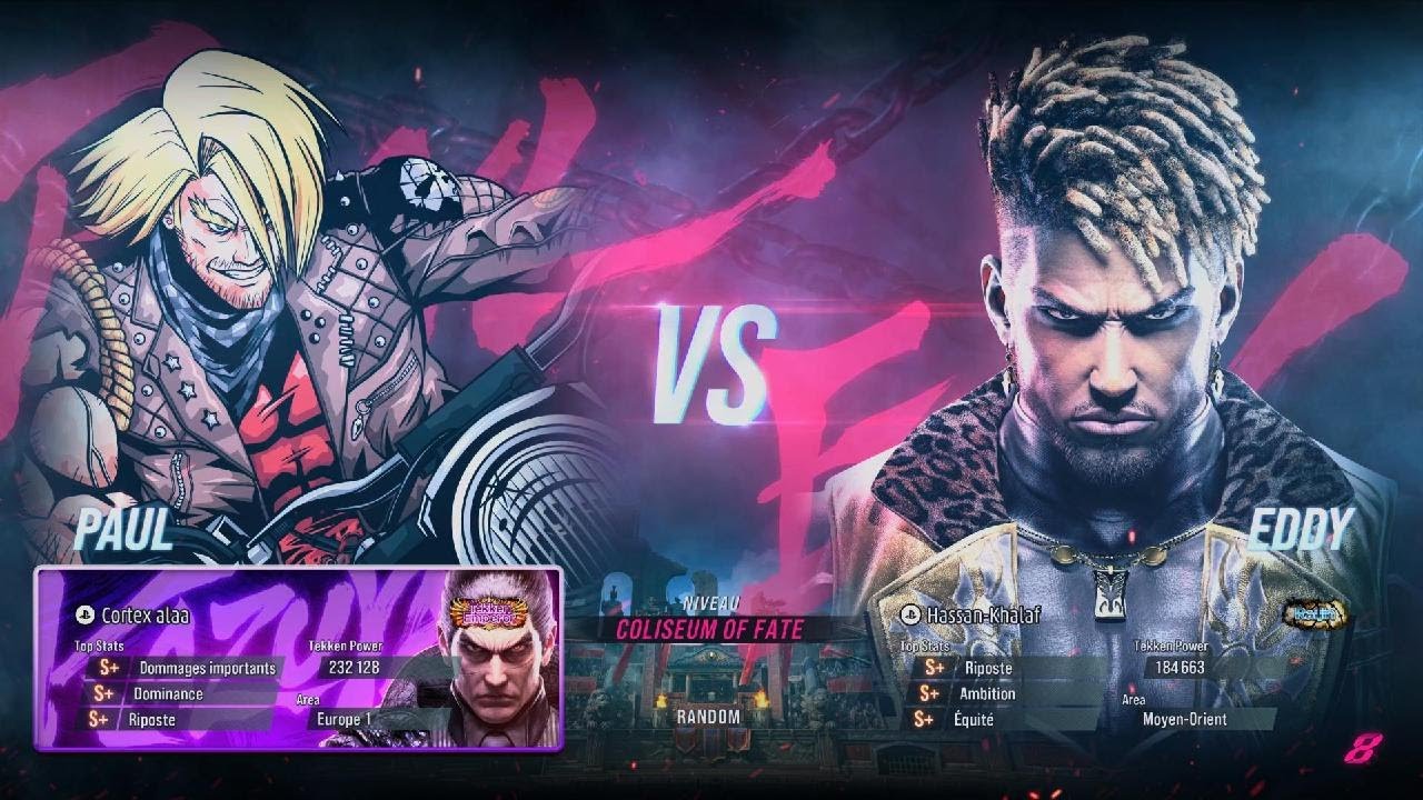 TEKKEN 8 (SEASON2) Cortex alaa (Paul) vs (Eddy) Hassan-Khalaf Matches 