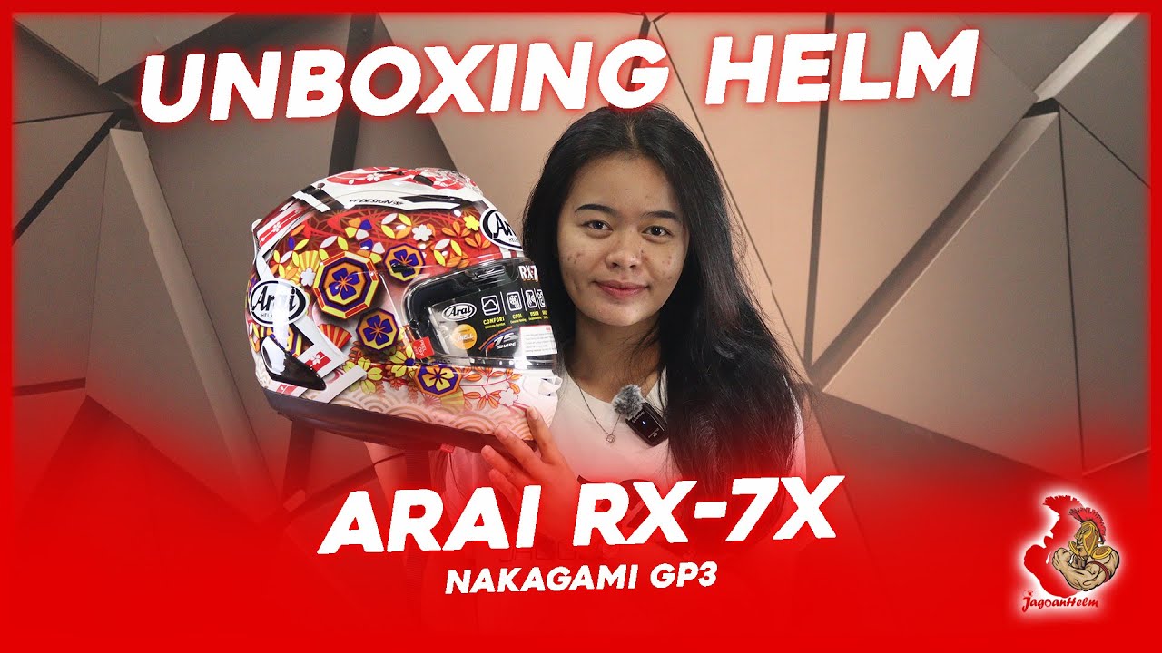 NEW MOTIF ARAI RX7X NAKAGAMI GP3