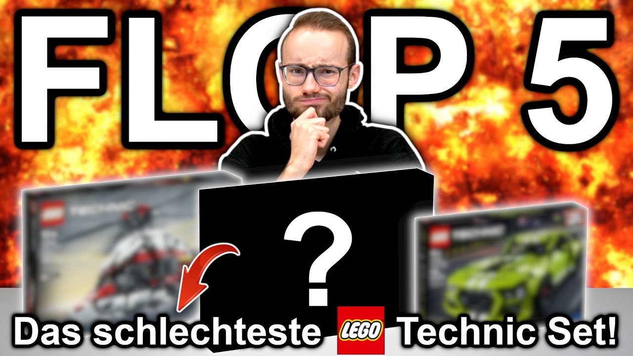FLOP 5:  Die SCHLECHTESTEN LEGO® Technic Sets von 2022! [RANKING]