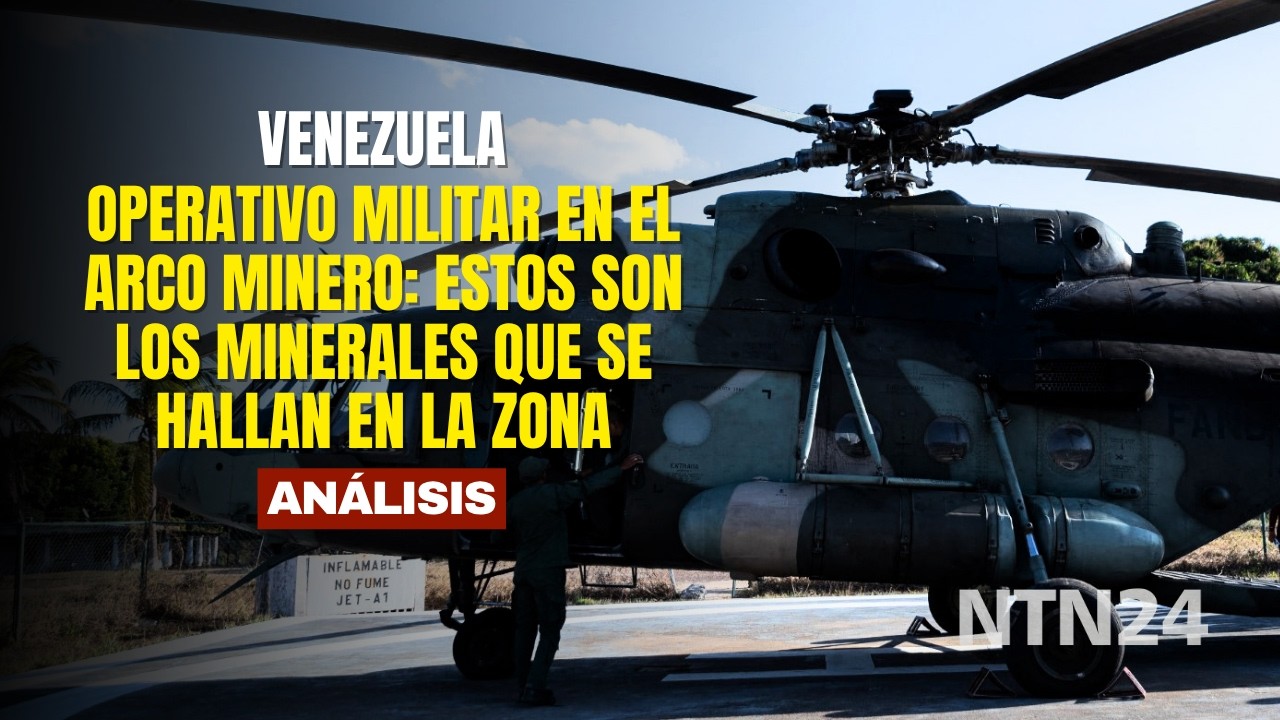 Operativo militar en el arco minero de Venezuela: estos son los minerales que se hallan en la zona