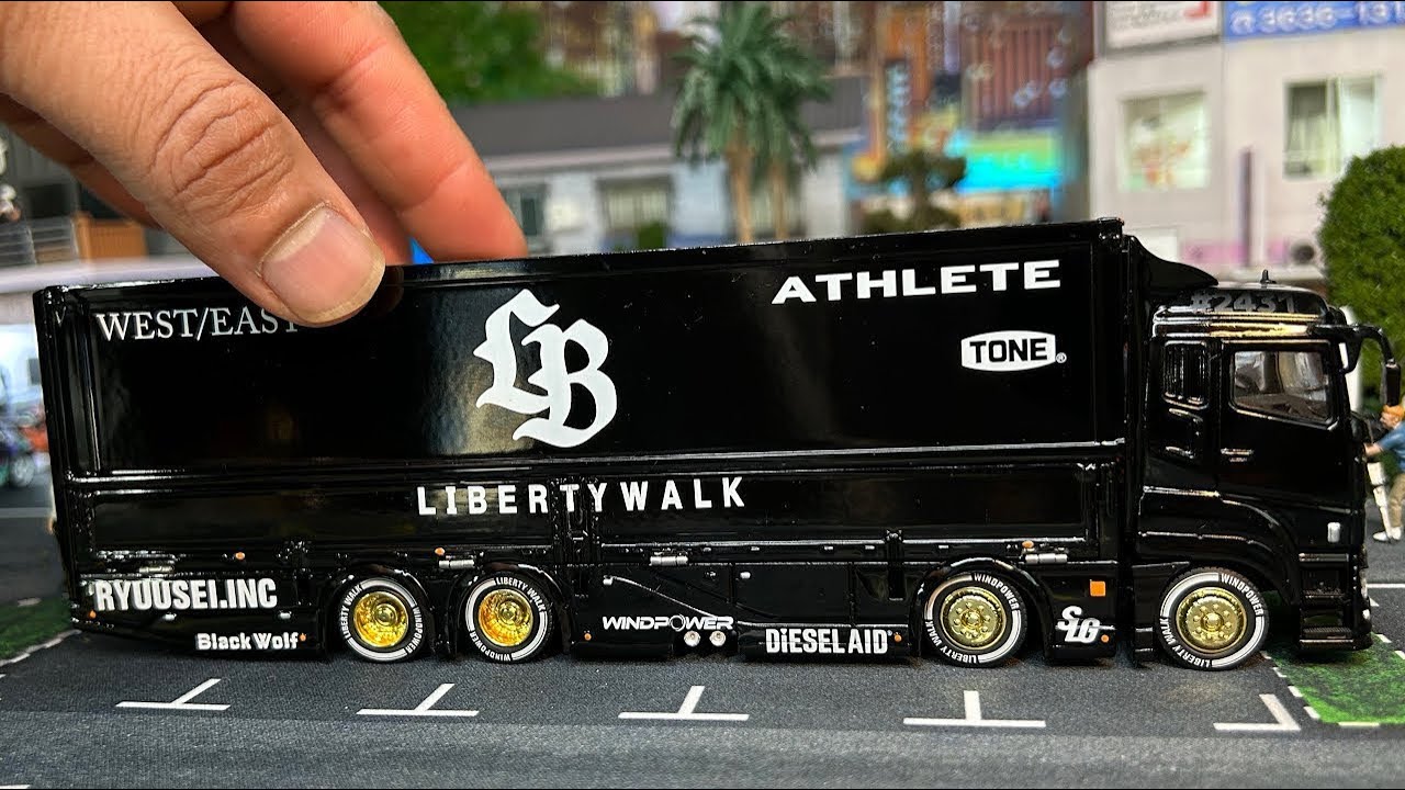 LIBERTY WALK JAPAN - Транспортер Hot Wheels в масштабе 1:64 от G.C.D | Диорама Hot Wheels #youtub...