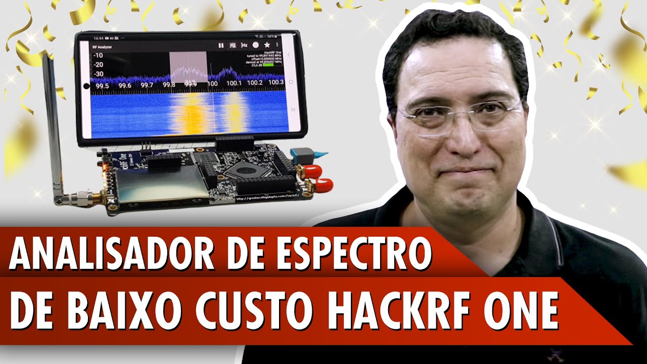 Analisador de Espectro de baixo custo HackRF one