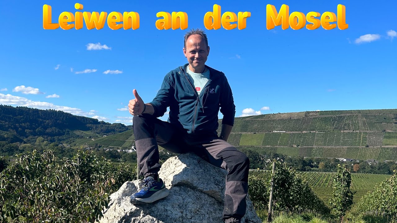 Durch die Weinberge bei Leiwen an der Mosel