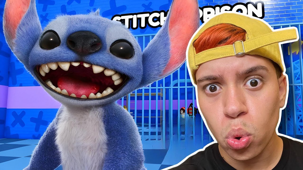 ESCAPE DA PRISÃO MALUCA DO STITCH NO ROBLOX!! (Lilo e Stitch)