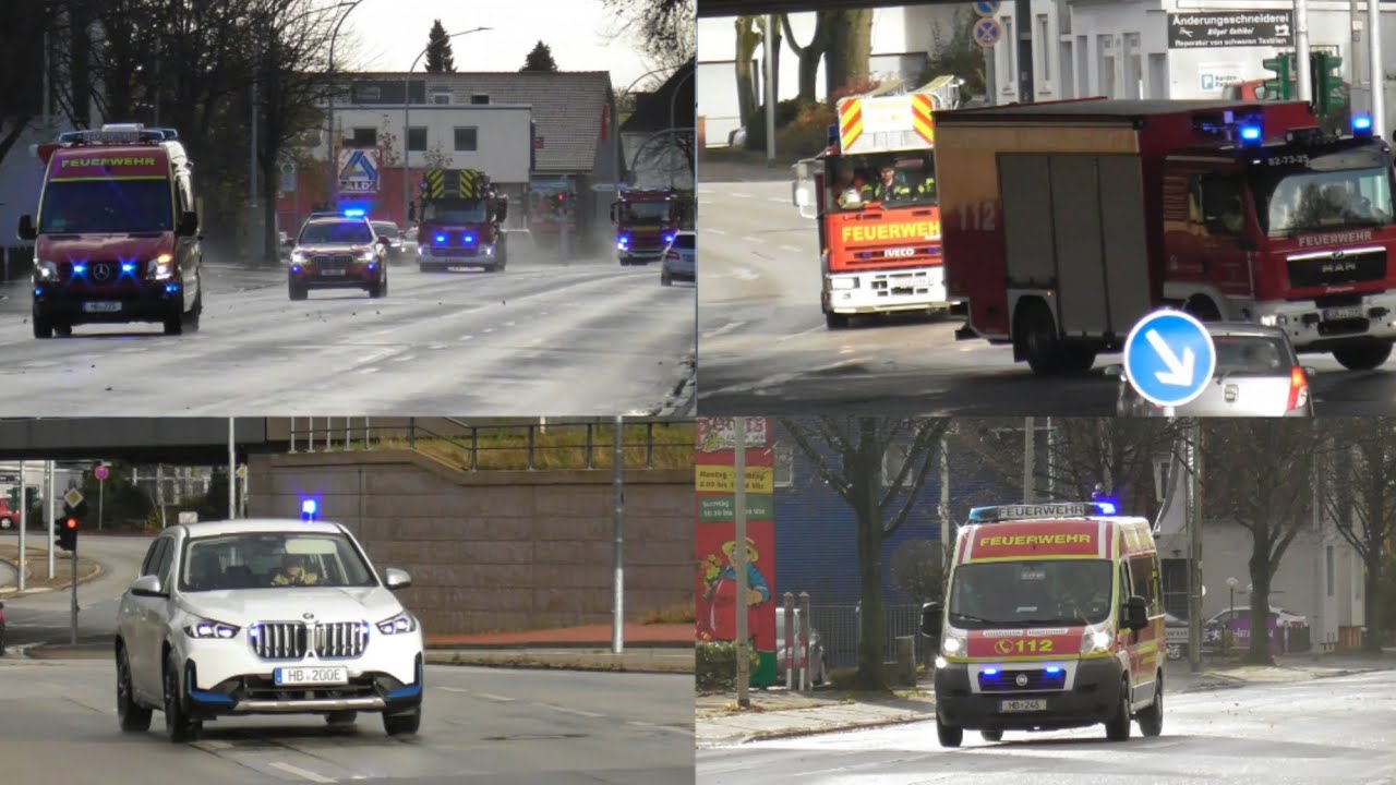 Tunnelbrand Übung in Bremerhaven (A-Dienst)