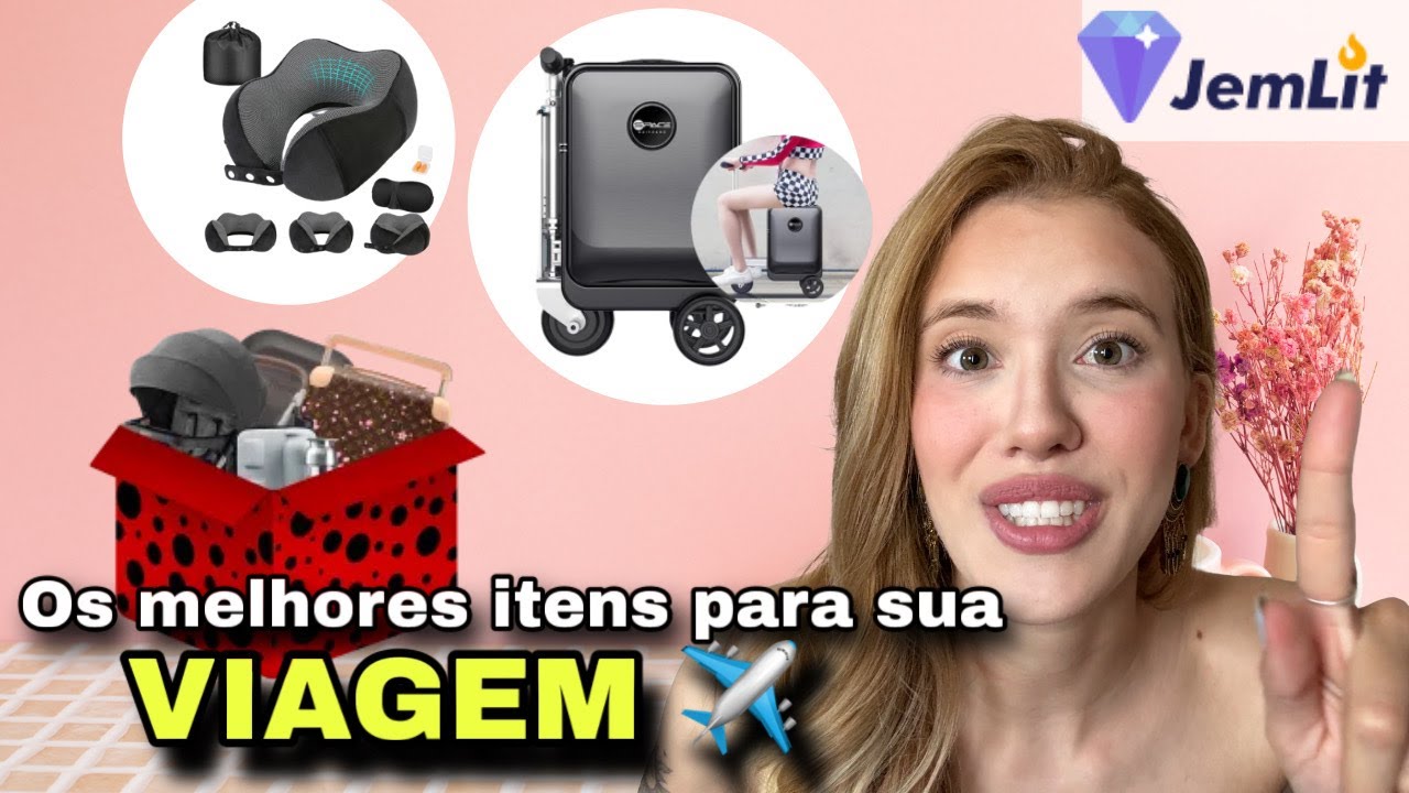 ✈️🌟 VIAJE COM CONFORTO E ESTILO EM CADA UNBOXING! 