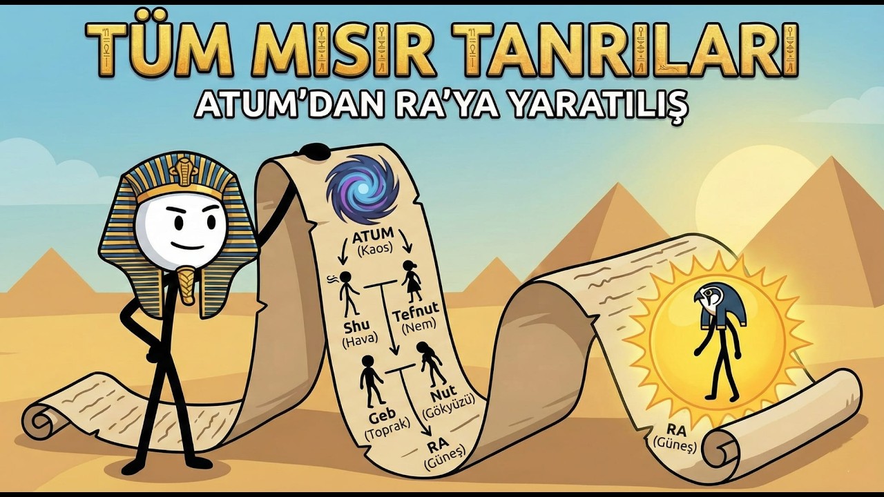 Tüm Mısır Tanrıları: Yokluktan Doğuşa