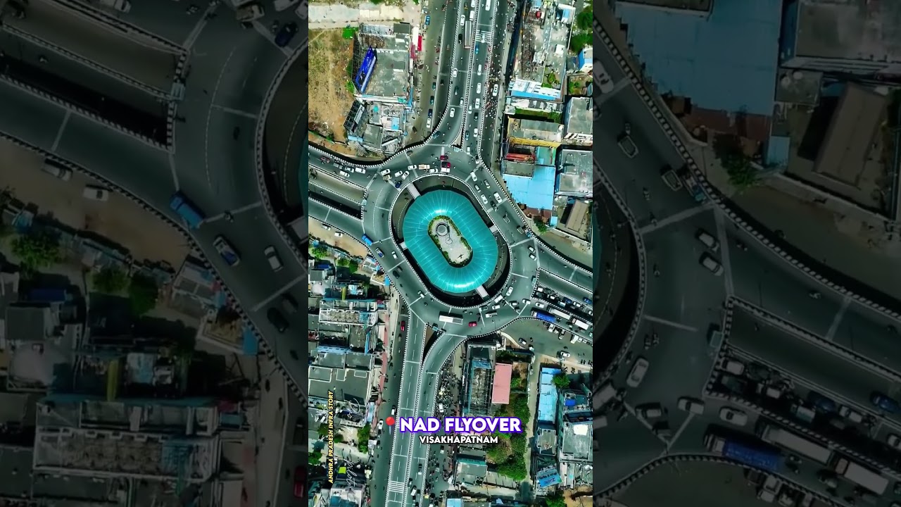 NAD Flyover, Vizag 😍 #AndhraPradesh #Vizag #NADFlyover #APInfraStory