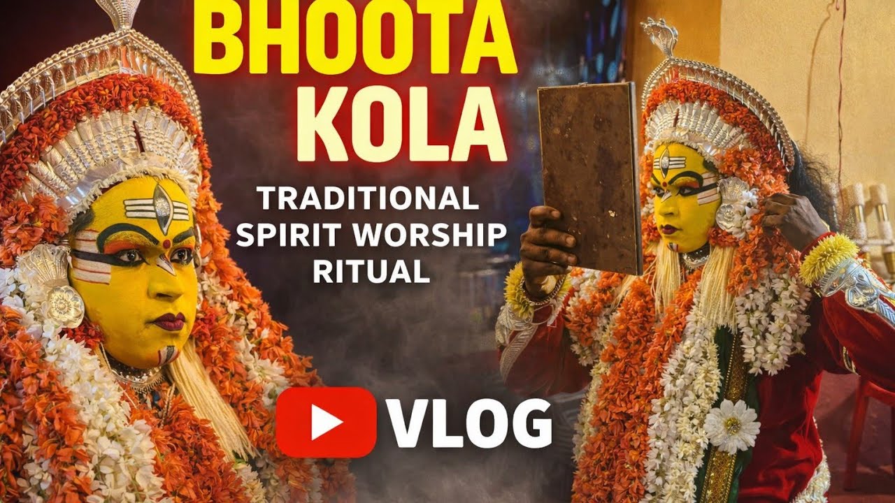 Bhoota Kola is a traditional spirit worship ritual #bhootakola