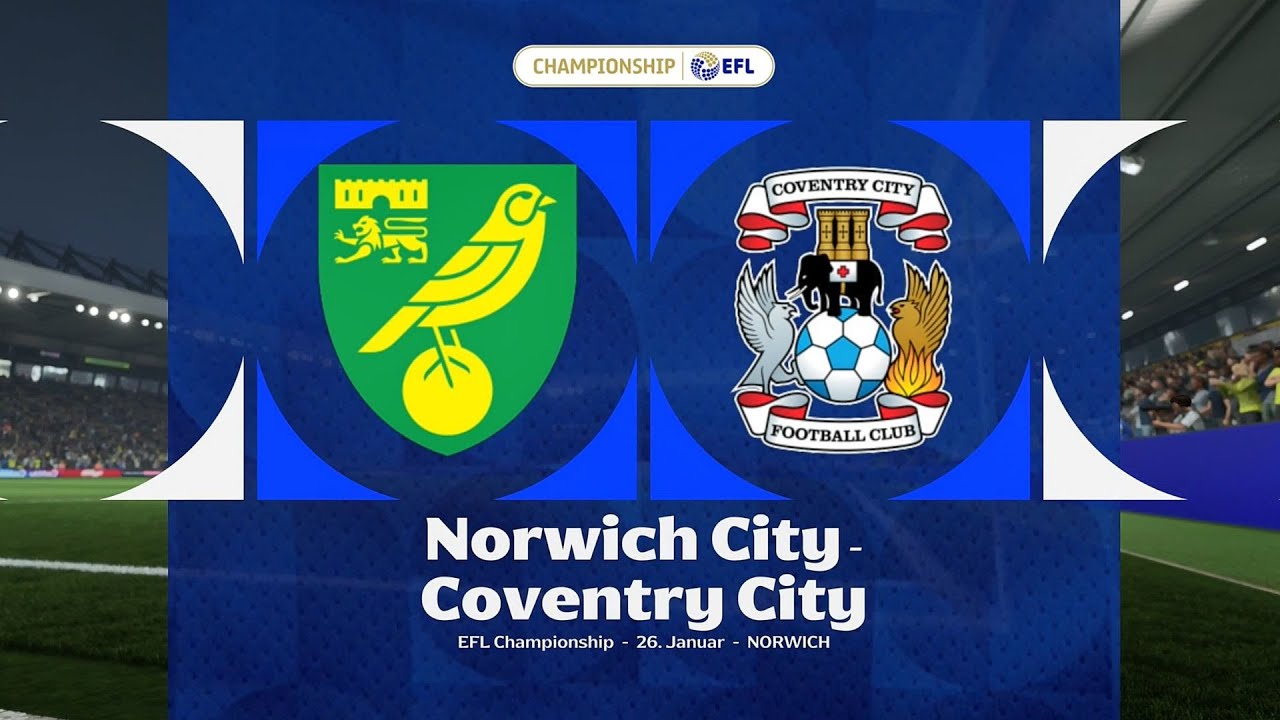 EA Sports FC 26 | Norwich vs Coventry - Sky Bet Championship EFL | Gameplay PS5