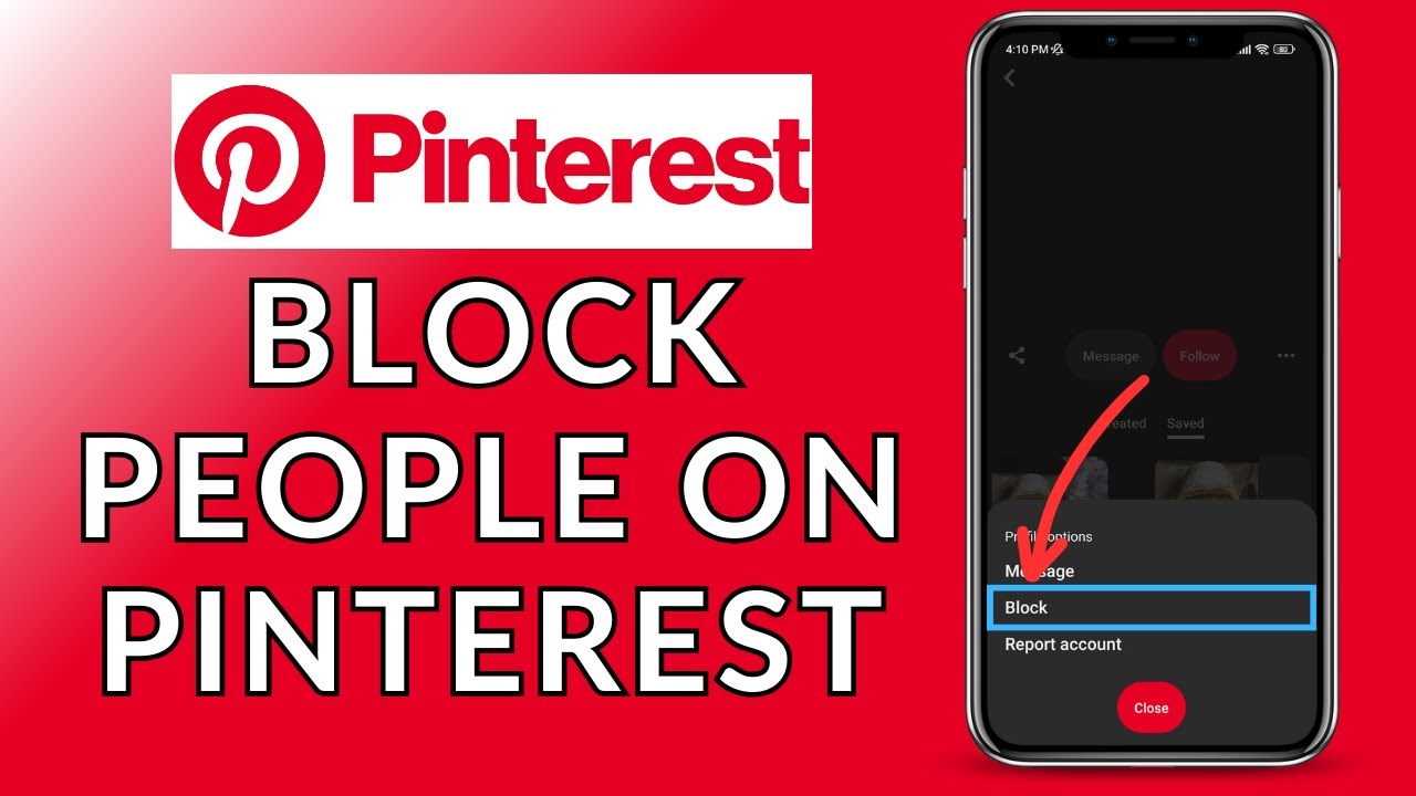 How to Block People on Pinterest? (Quick & Easy) | Pinterest App