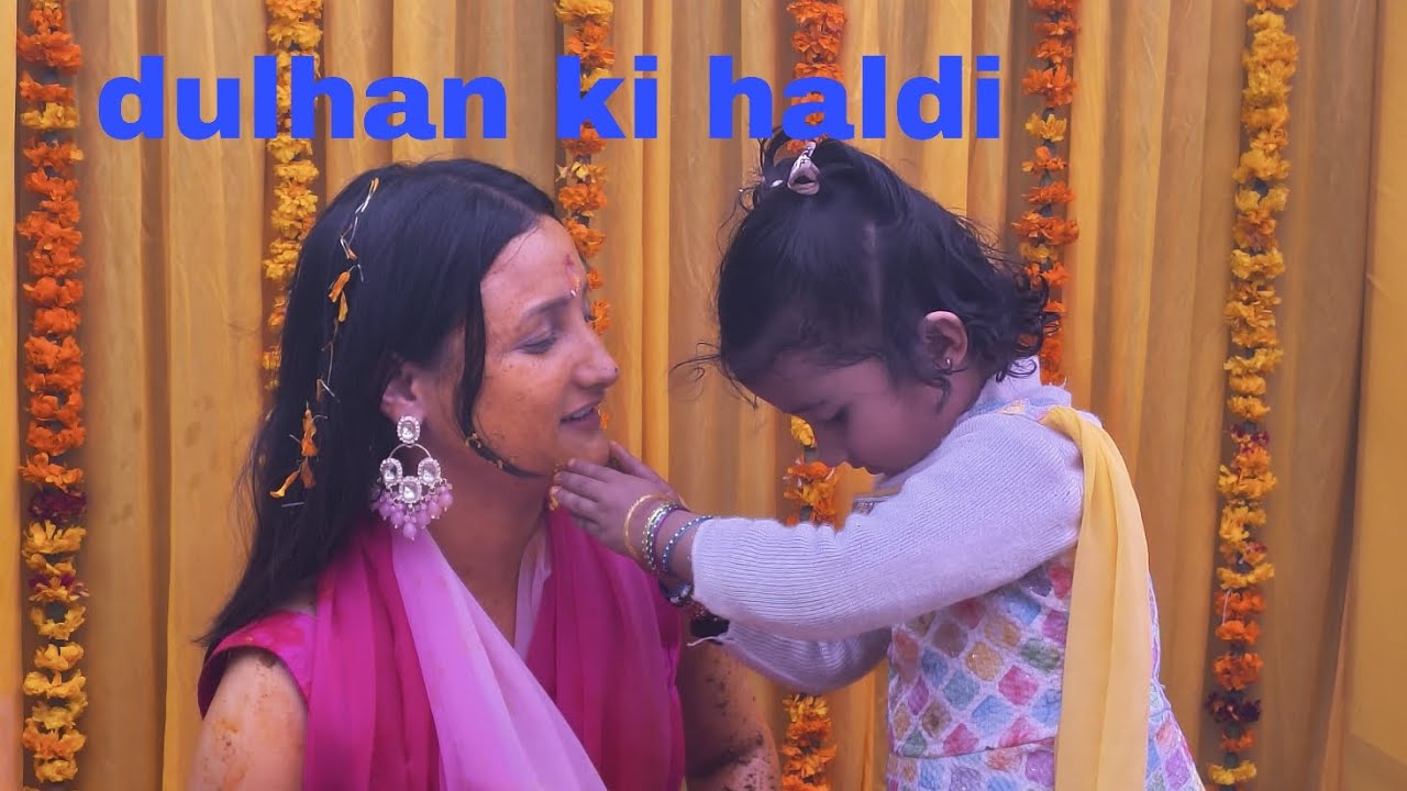 Dhulan ki haldi #youtubevideo #fullpublic #viral #love#vlog #wedding #public #family 