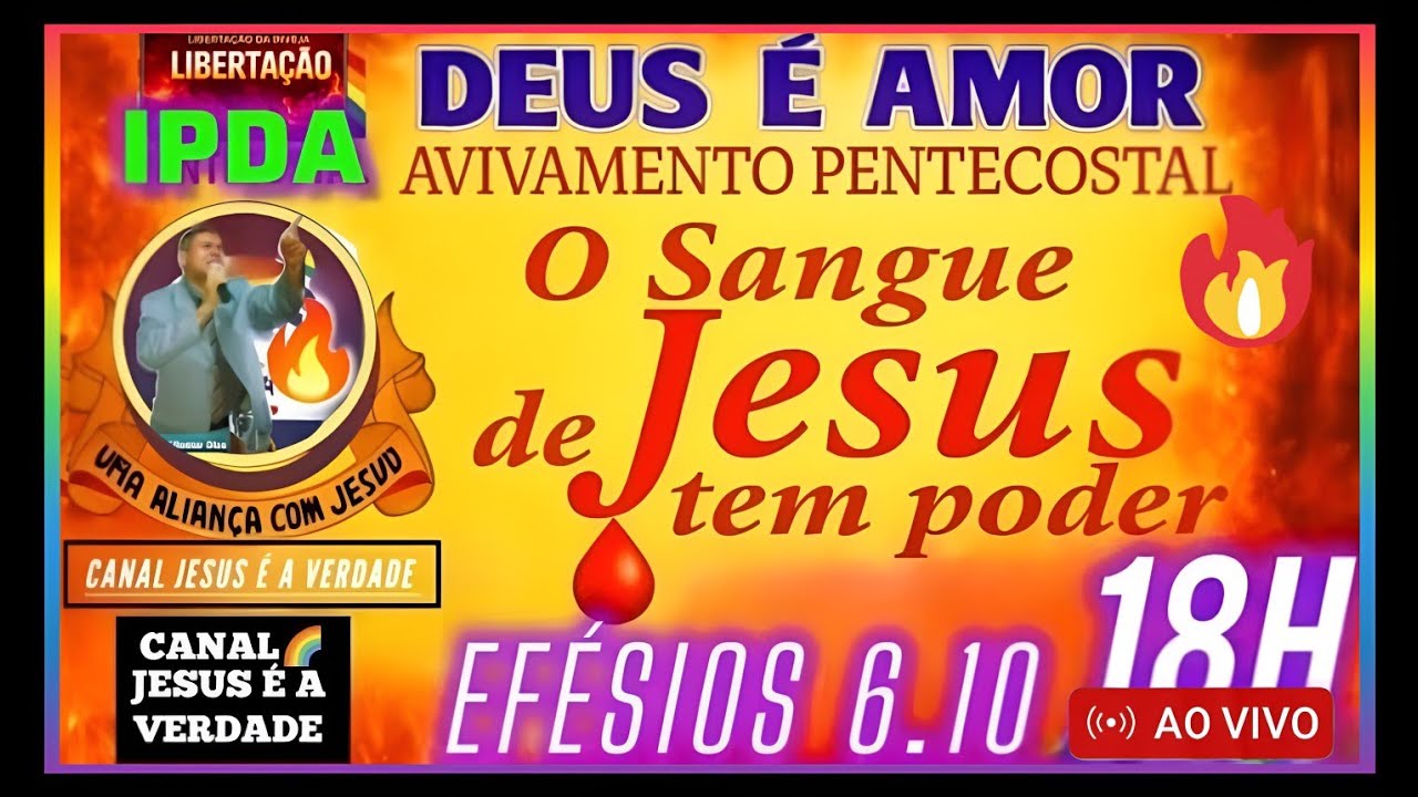 🔥AO VIVO🙌PODEROSA ORAÇÃO CALVÁRIO 18:00🙌EFÉSIOS 6:10 REVESTI-VOS,  LIBERTAÇÃO IPDA-ORAÇÃO EVANGÉLICA