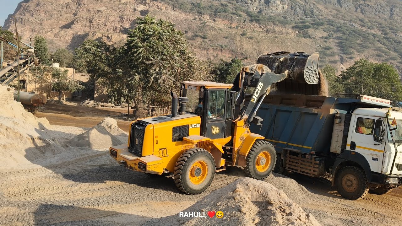 Wheel Loader 430ZX Plus |Heavy Sand Loading |Long Video |Full Power Working