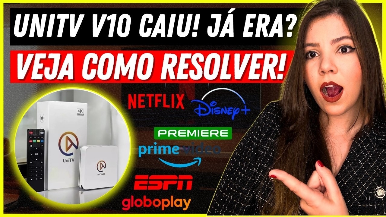 UNITV V10 PAROU DE FUNCIONAR? UNITV V10 EST&Aacute; FORA DO AR? - VEJA COMO SOLUCIONAR ESTE PROBLEMA!