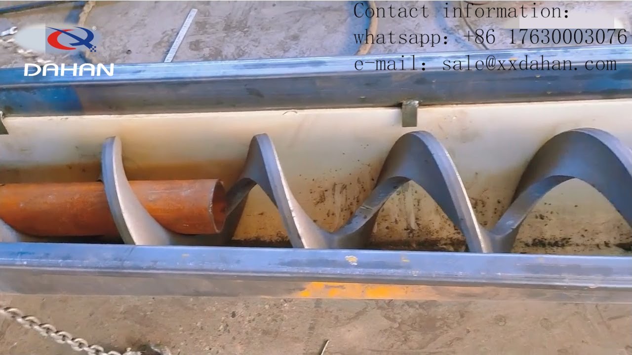 Shaftless screw conveyor