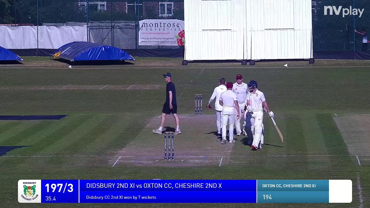 Didsbury CC 2nd XI vs Oxton CC 2nd XI - CCCL 2nd XI Premier