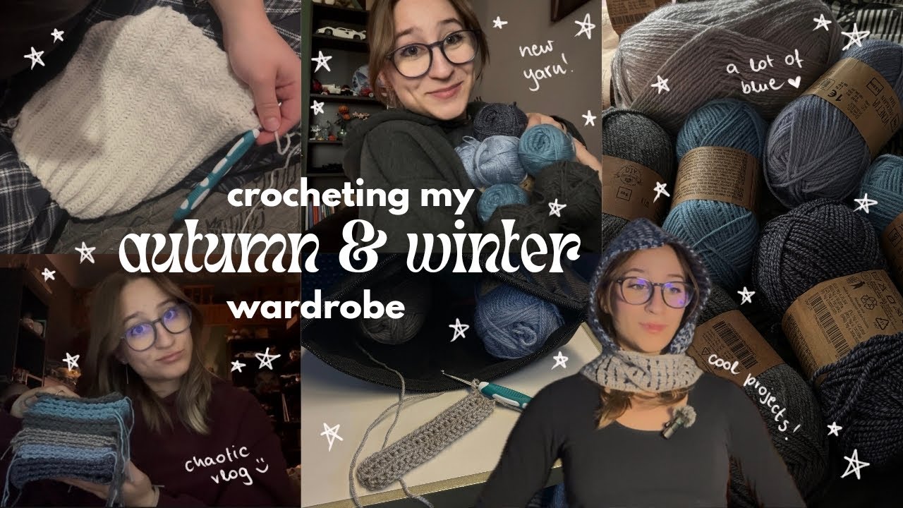 🎀 crocheting my autumn & winter wardrobe 