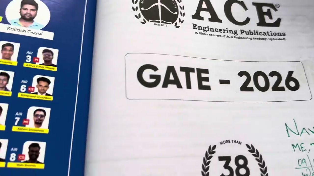GATE 2026 - Mechanical Engineering || Best book to refer to || Gate PYQ solved || Mechanical 