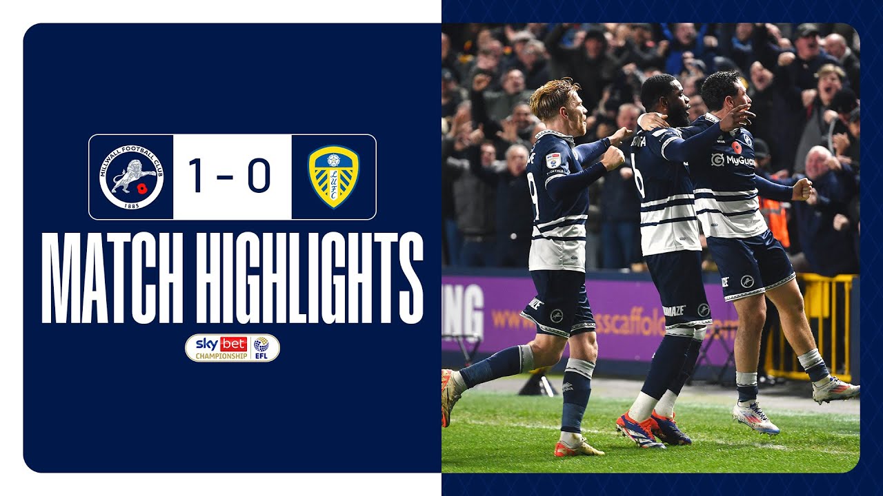 🥳 TANGANGA SEALS FOUR WINS IN A ROW | Millwall 1-0 Leeds United | Highlights
