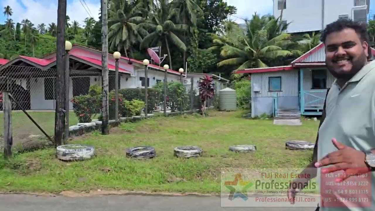 FOR SALE: PRIME COMMERCIAL LAND BLOCK IN THE FIJI ISLANDS, NEAR THE CENTER OF SAVUSAVU TOWN