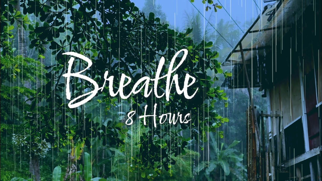 Heavy Rain & Thunderstorm for Deep Sleep (8 Hours, No Ads) just breathe