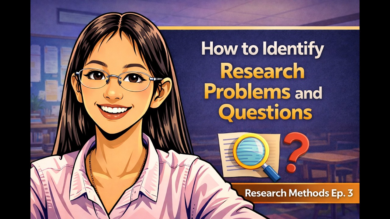 Research Methods Ep. 3: Identifying Problems and Formulating Questions | Prof LJ Learning Hub